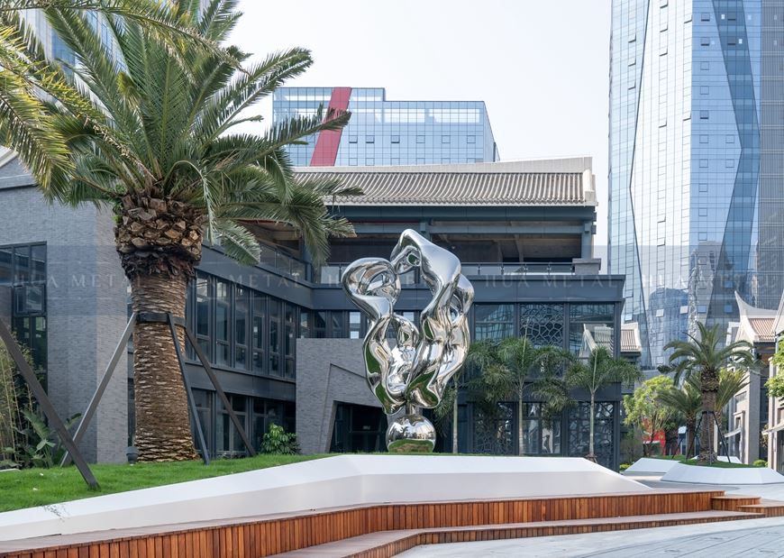 stainless-steel-symbol-sculpture